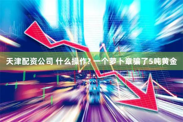 天津配资公司 什么操作? 一个萝卜章骗了5吨黄金